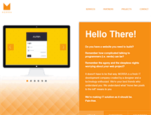 Tablet Screenshot of hellomorra.com